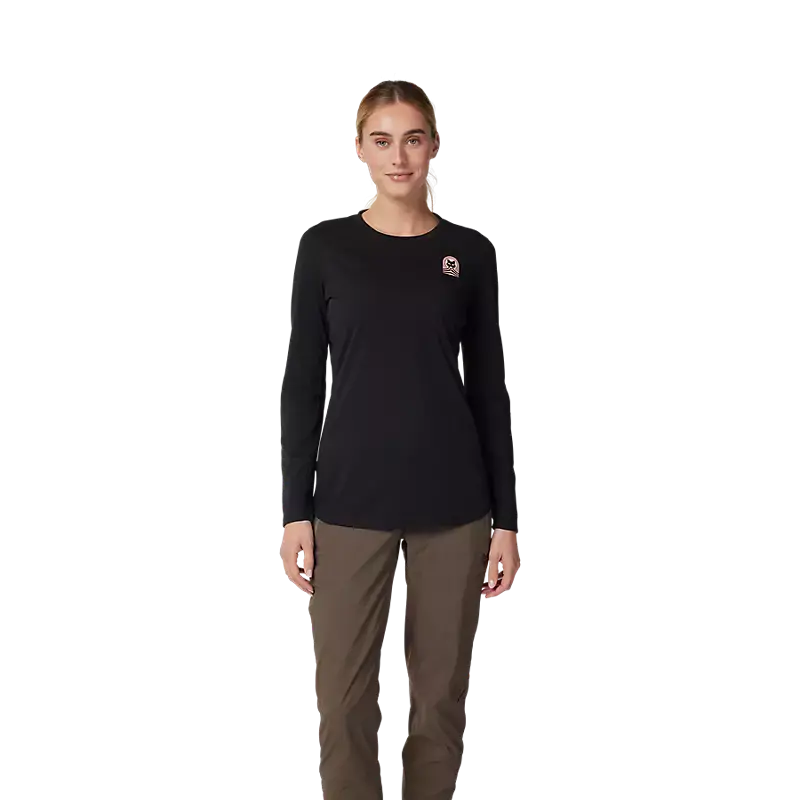 Fox Racing Ranger Dri Release Long Sleeve Mtb Jersey - Womens - Black - 2024 3