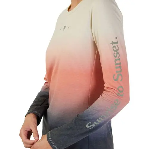 Fox Racing Ranger Dri Release Mid Long Sleeve Mtb Jersey - Lunar - Womens - Bone 5