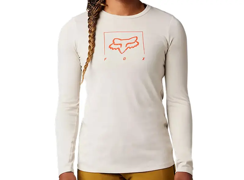 Fox Racing Ranger Dri Release Mid Long Sleeve Mtb Jersey - Womens - Vintage White 1
