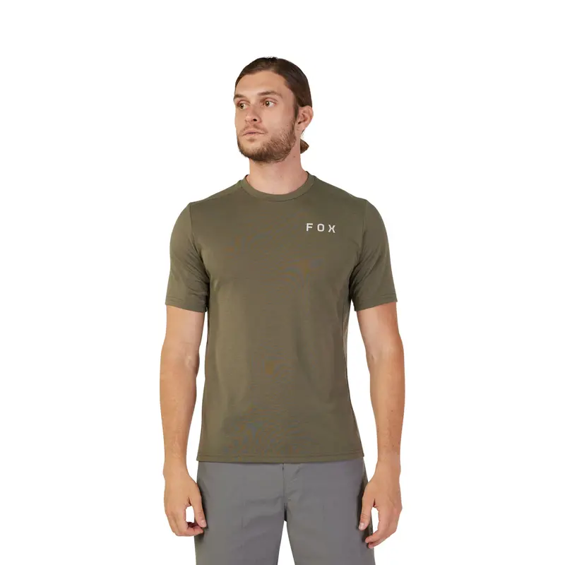 Fox Racing Ranger Dri Release Short Sleeve Mtb Jersey - Alyn - Olive Green 2