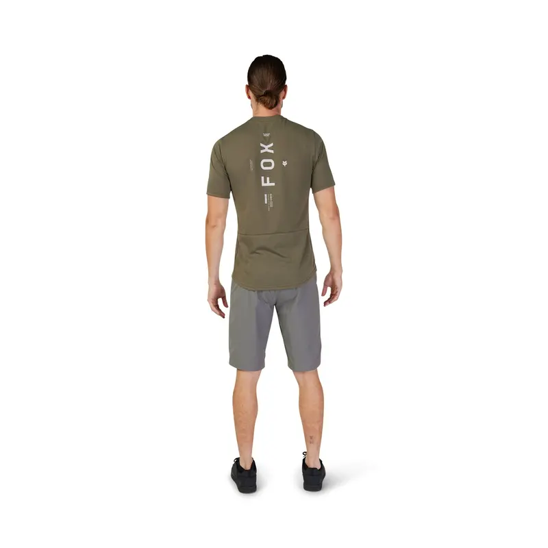 Fox Racing Ranger Dri Release Short Sleeve Mtb Jersey - Alyn - Olive Green 3