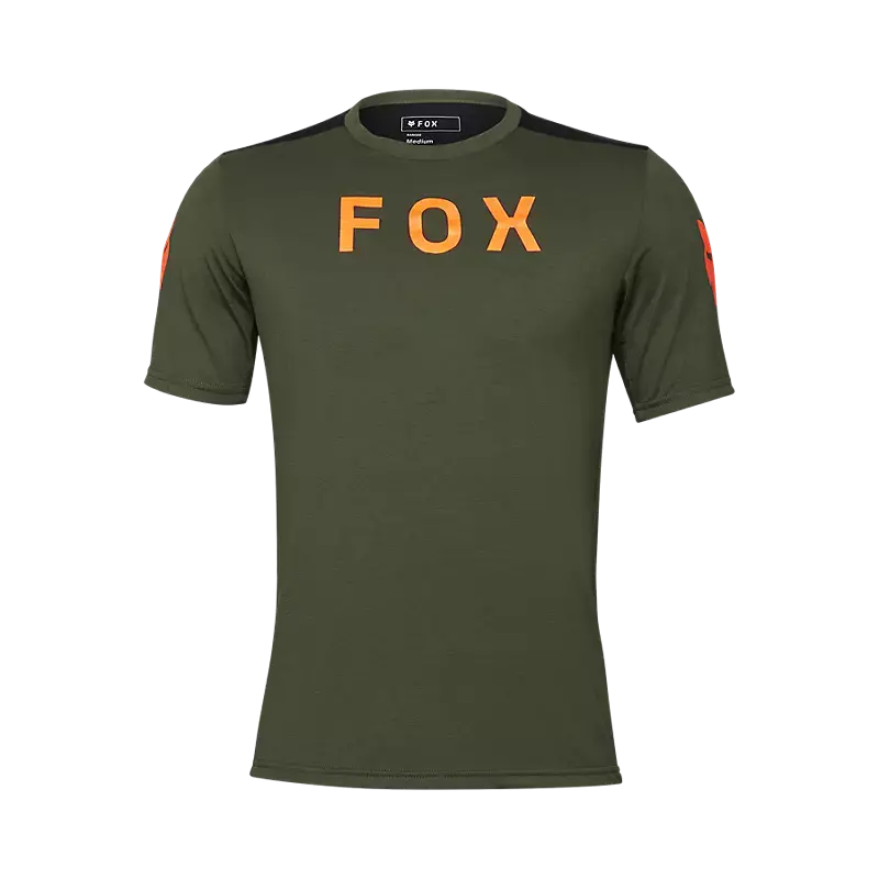 Fox Racing Ranger Dri Release Short Sleeve Mtb Jersey - Aviation - Dark Sage 1