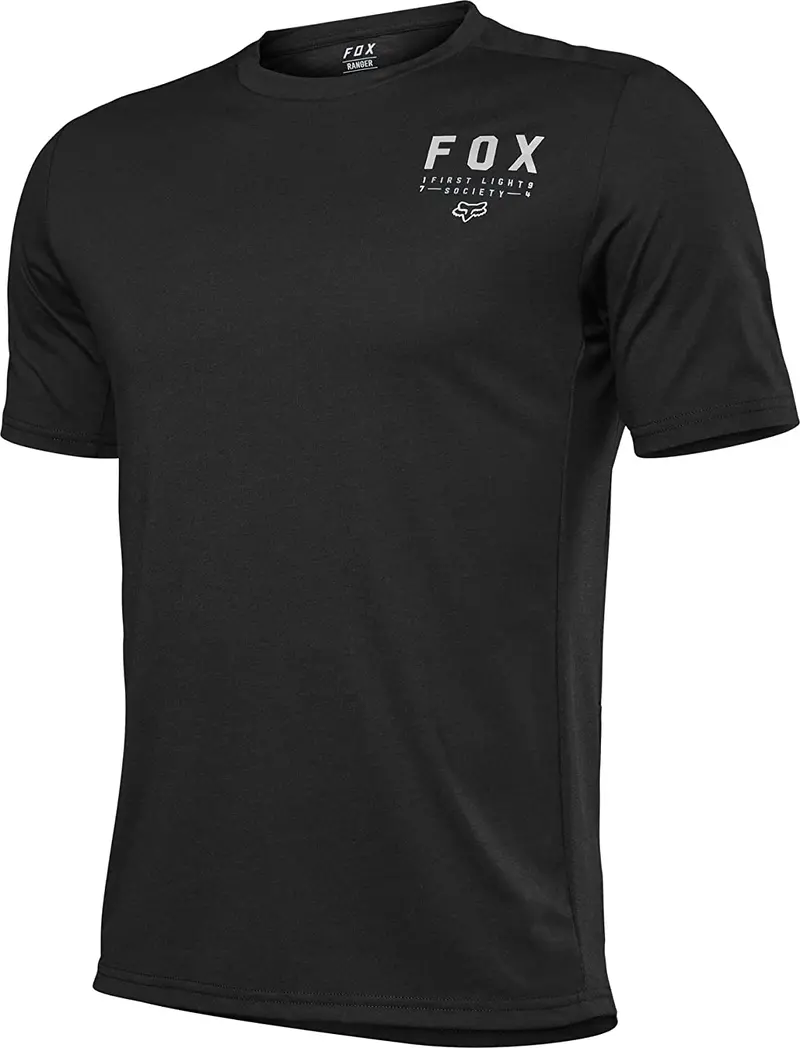 Fox Racing Ranger Dri Release Short Sleeve Mtb Jersey - Crys - Black 1