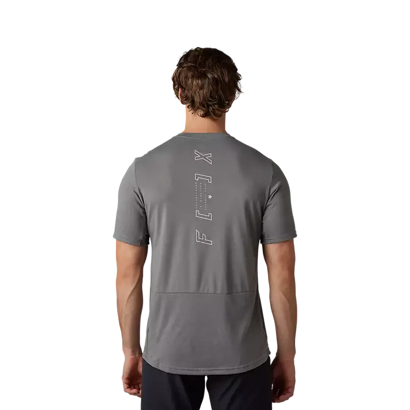 Fox Racing Ranger Dri Release Short Sleeve Mtb Jersey - Emit - Pewter 2