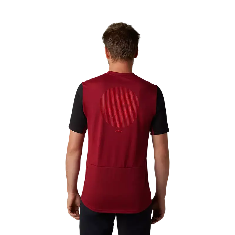 Fox Racing Ranger Dri Release Short Sleeve Mtb Jersey - Race - Bordeaux 2