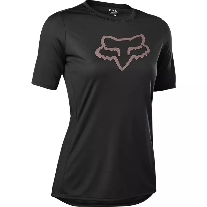 Fox Racing Ranger Foxhead Short Sleeve Mtb Jersey - Womens - Black 1