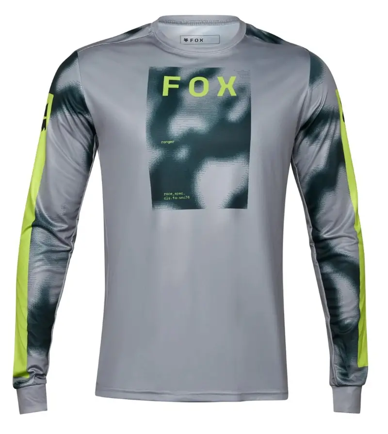 Fox Racing Ranger Long Sleeve Jersey - Taunt - Steel Gray 1