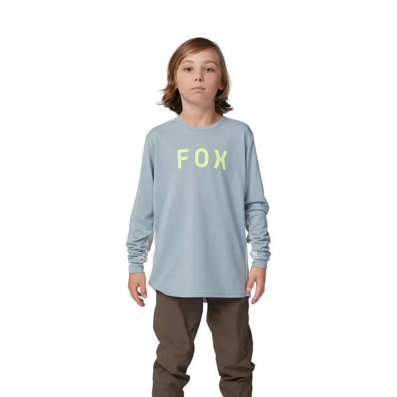 Fox Racing Ranger Long Sleeve Mtb Jersey - Aviation - Youth - Gunmetal 3
