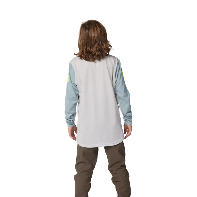 Fox Racing Ranger Long Sleeve Mtb Jersey - Aviation - Youth - Gunmetal 4