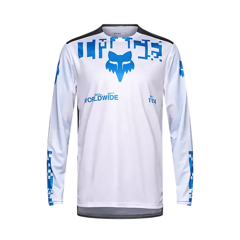 Fox Racing Ranger Long Sleeve Mtb Jersey - Digi Image - White 1