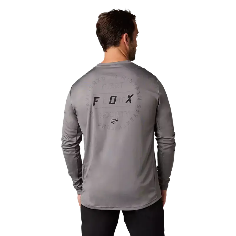 Fox Racing Ranger Long Sleeve Mtb Jersey - Font - Dark Gray 3