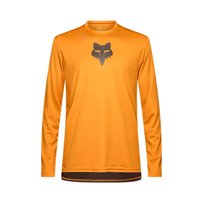 Fox Racing Ranger Long Sleeve Mtb Jersey - Fox Head - Caramel 1