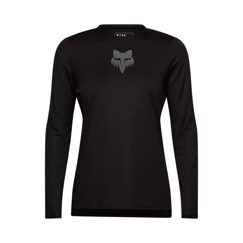 Fox Racing Ranger Long Sleeve Mtb Jersey - Fox Head - Womens - Black 1