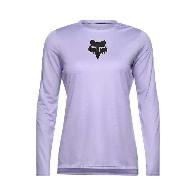 Fox Racing Ranger Long Sleeve Mtb Jersey - Fox Head - Womens - Lilac 1