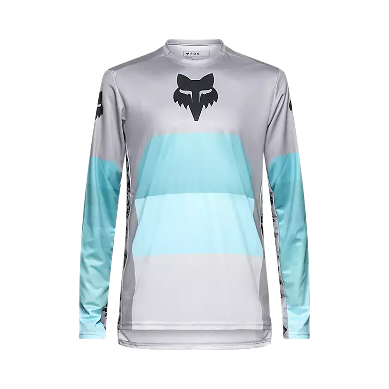 Fox Racing Ranger Long Sleeve Mtb Jersey - Grid - Steel Gray 1