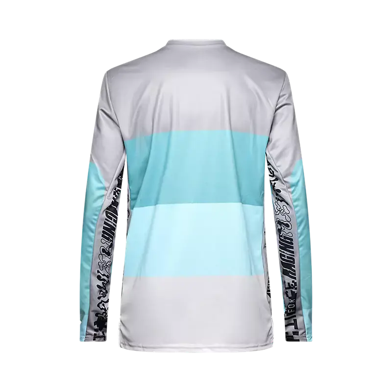 Fox Racing Ranger Long Sleeve Mtb Jersey - Grid - Steel Gray 2
