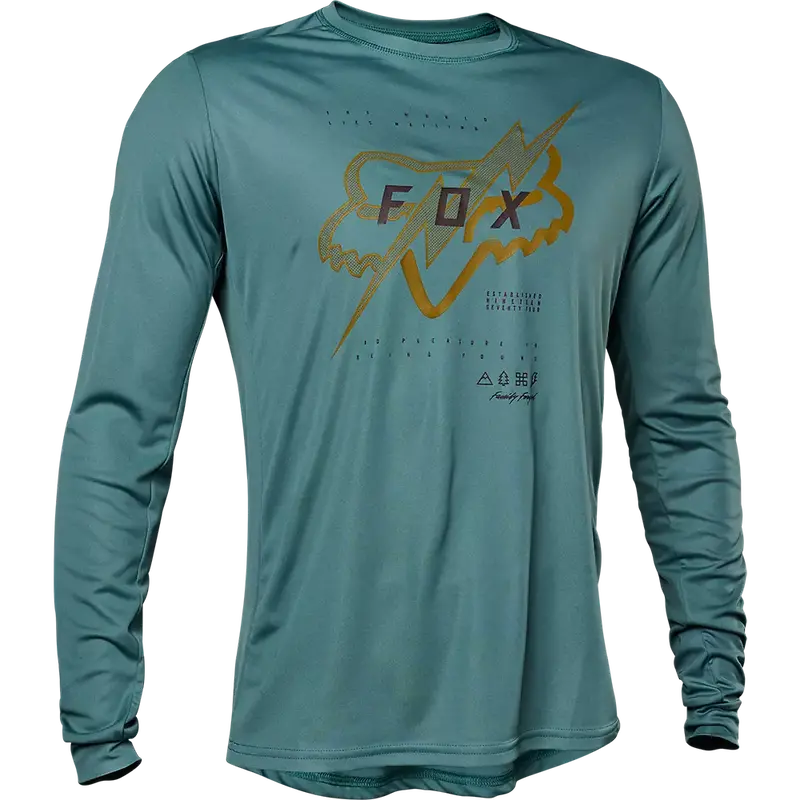 Fox Racing Ranger Long Sleeve Mtb Jersey - Jectr - Sea Foam 1