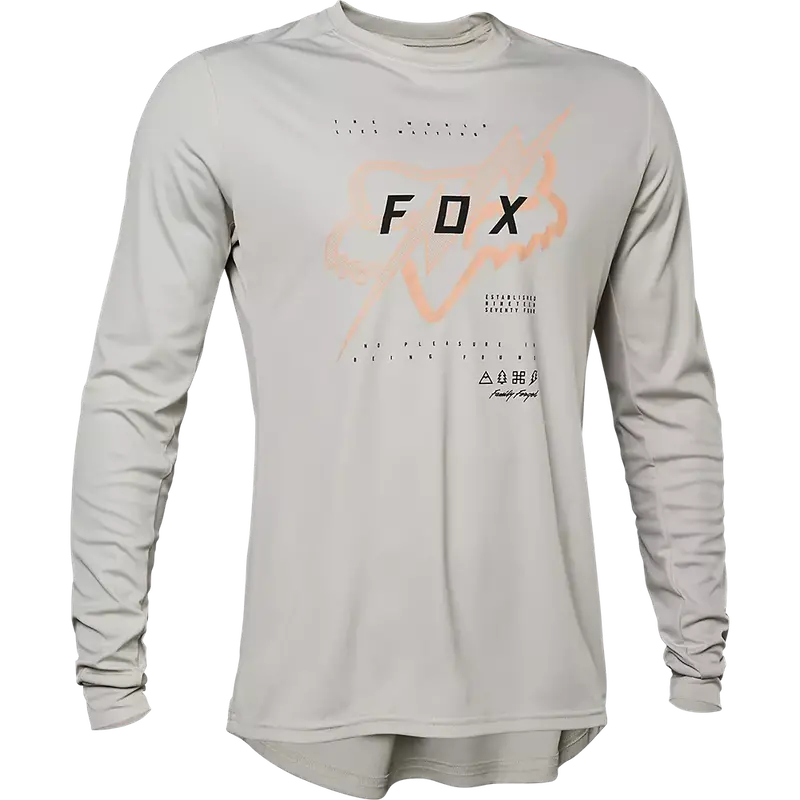 Fox Racing Ranger Long Sleeve Mtb Jersey - Jectr - Vintage White 1