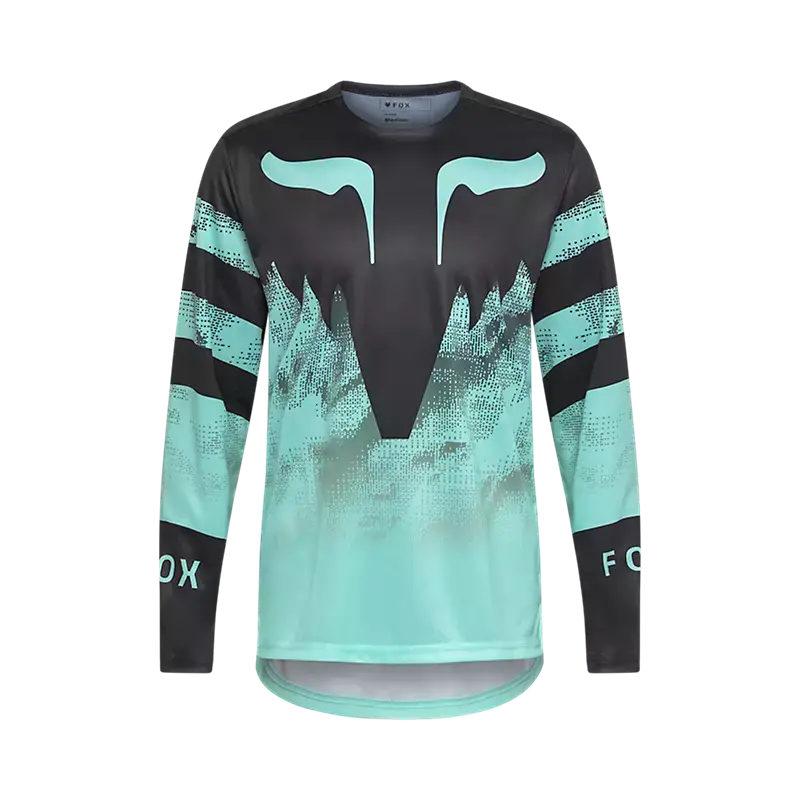 Fox Racing Ranger Long Sleeve Mtb Jersey - Kairos - Turquoise 1