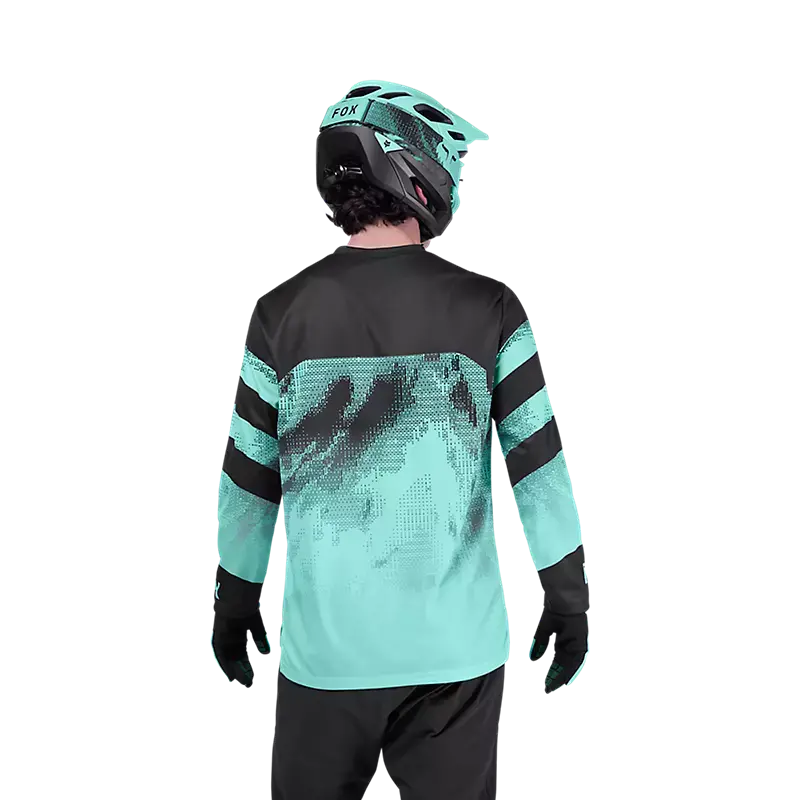 Fox Racing Ranger Long Sleeve Mtb Jersey - Kairos - Turquoise 4