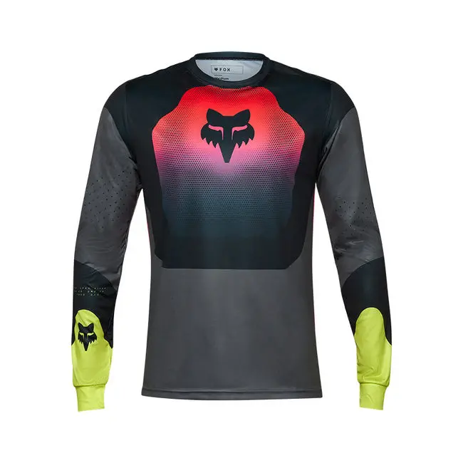 Fox Racing Ranger Long Sleeve Mtb Jersey - Revise - Black-Pink 1