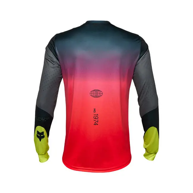 Fox Racing Ranger Long Sleeve Mtb Jersey - Revise - Black-Pink 2