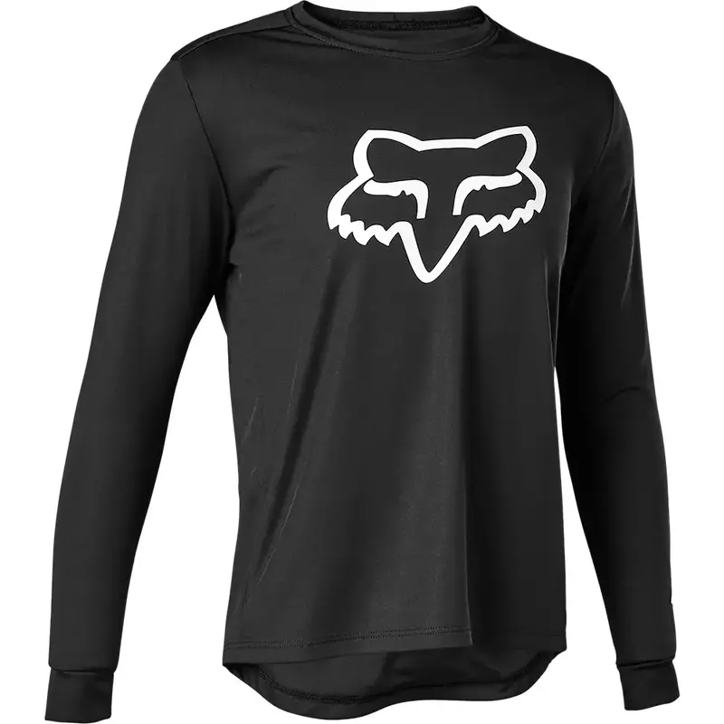 Fox Racing Ranger Long Sleeve Mtb Jersey - Youth - Black 1