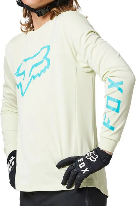 Fox Racing Ranger Long Sleeve Mtb Jersey - Youth - Sea Spray 2