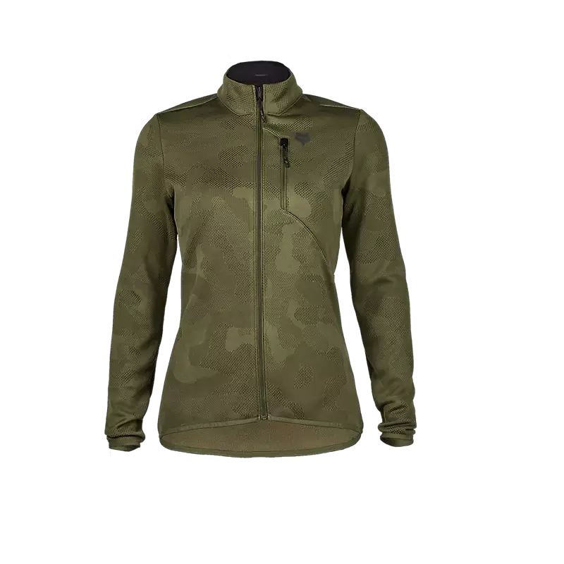 Fox Racing Ranger Midlayer Full-Zip Jacket - Womens - Olive Green 1