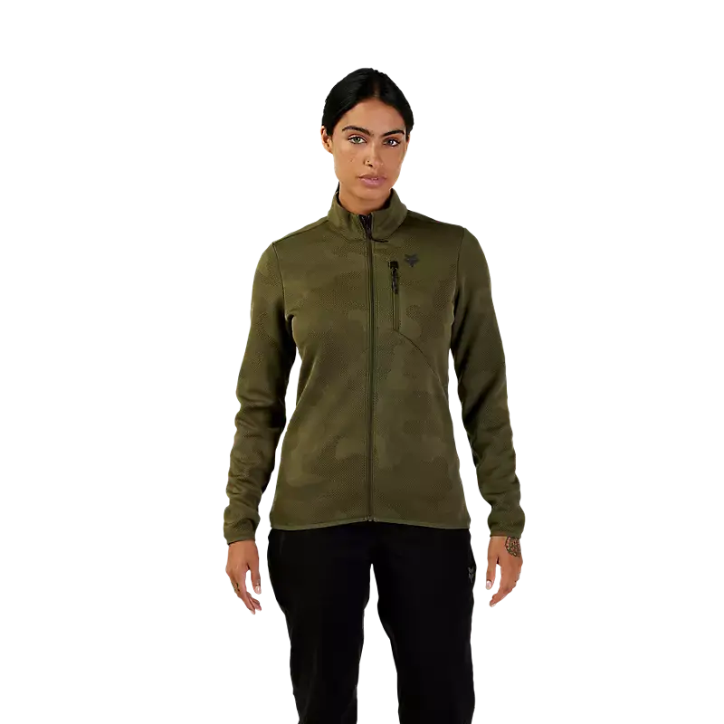 Fox Racing Ranger Midlayer Full-Zip Jacket - Womens - Olive Green 2