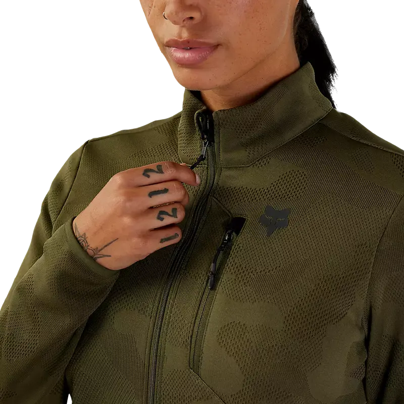 Fox Racing Ranger Midlayer Full-Zip Jacket - Womens - Olive Green 4