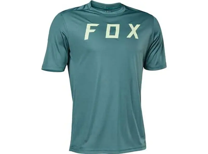 Fox Racing Ranger Moth Short Sleeve Mtb Jersey - Sea Foam 1