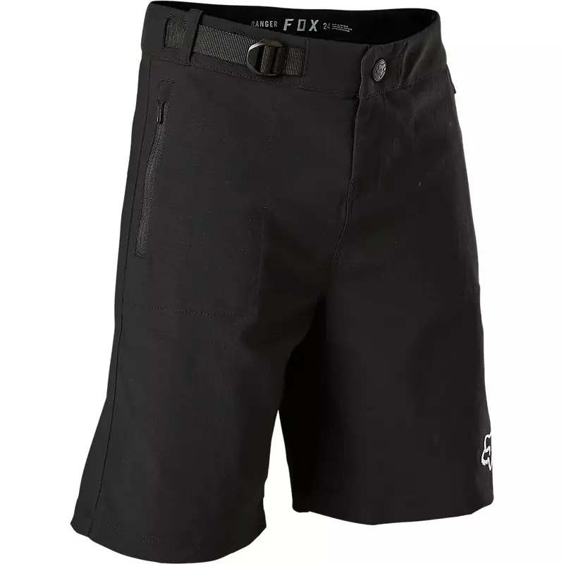 Fox Racing Ranger Mtb Short - With Liner - Youth - Black 1