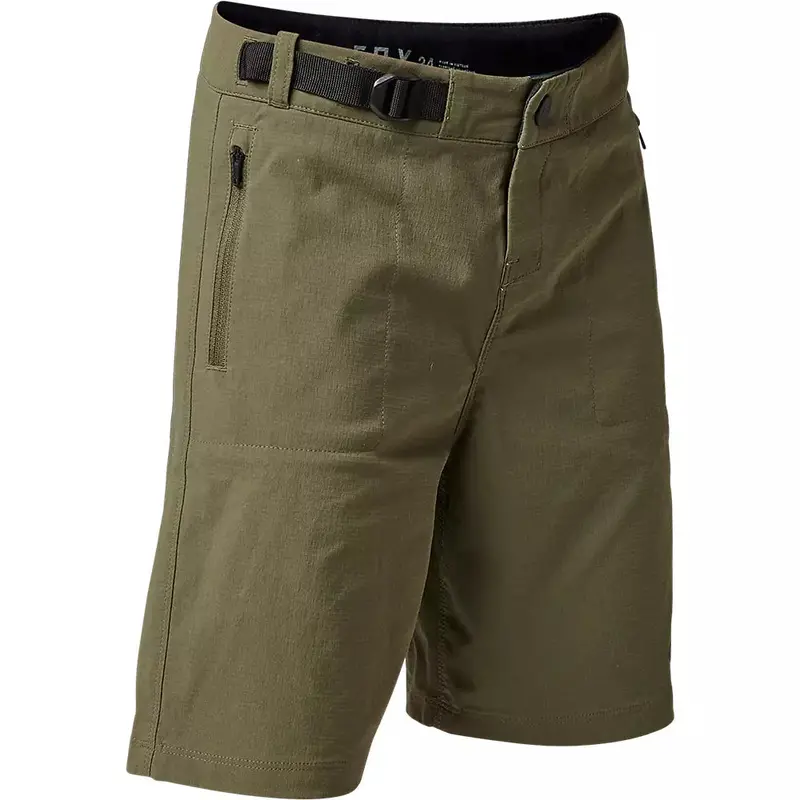 Fox Racing Ranger Mtb Short - With Liner - Youth - Olive Green 1