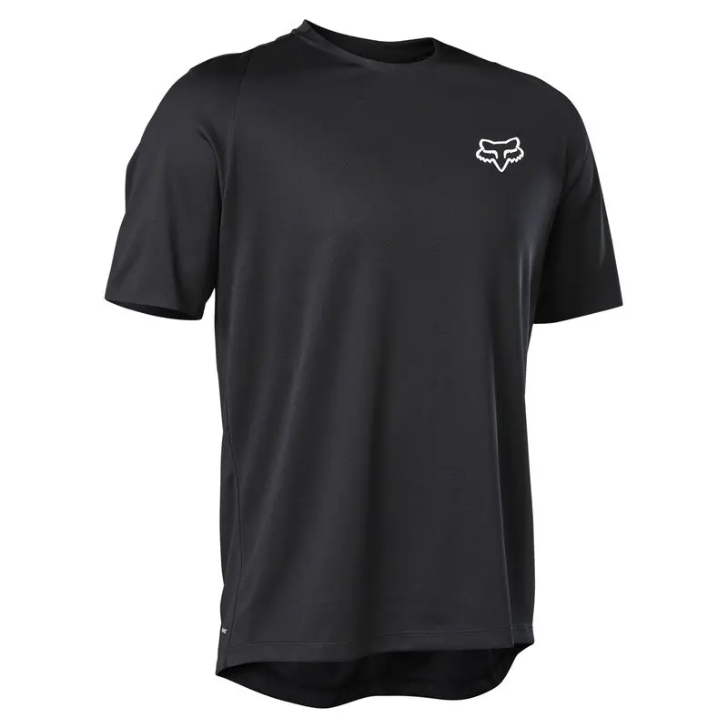 Fox Racing Ranger Power Dry Short Sleeve Mtb Jersey - Black - Nlm 1