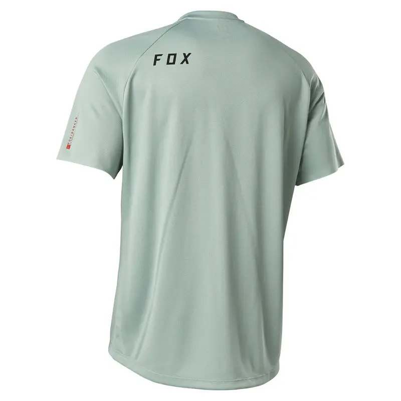 Fox Racing Ranger Power Dry Short Sleeve Mtb Jersey - Eucalyptus 2