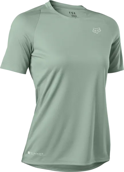 Fox Racing Ranger Power Dry® Short Sleeve Mtb Jersey - Womens - Eucalyptus 1