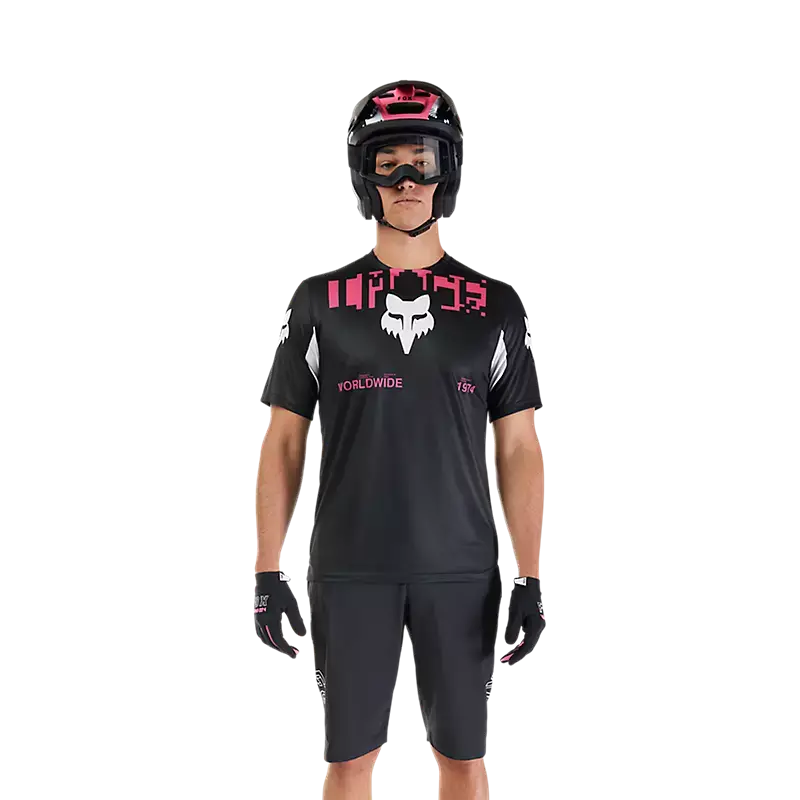 Fox Racing Ranger Short Sleeve Mtb Jersey - Digi Image - Black 3