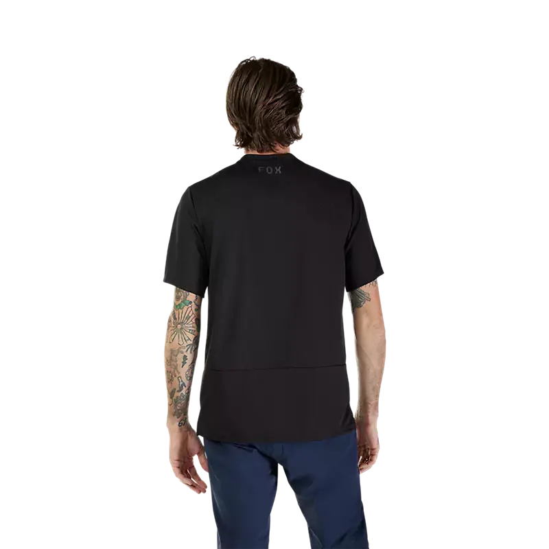 Fox Racing Ranger Short Sleeve Mtb Jersey - Fox Head - Black 4