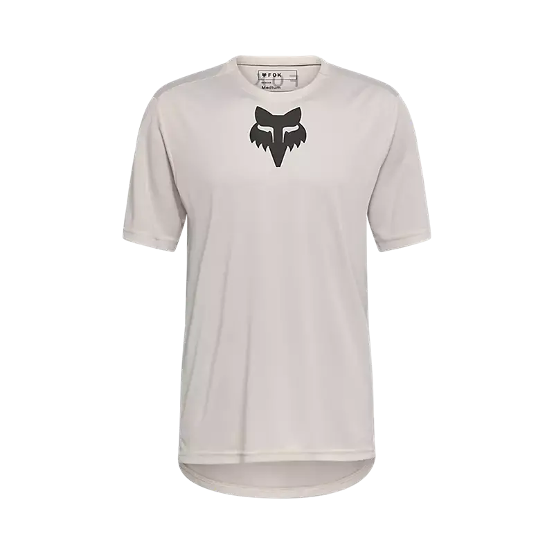 Fox Racing Ranger Short Sleeve Mtb Jersey - Fox Head - Vintage White 1