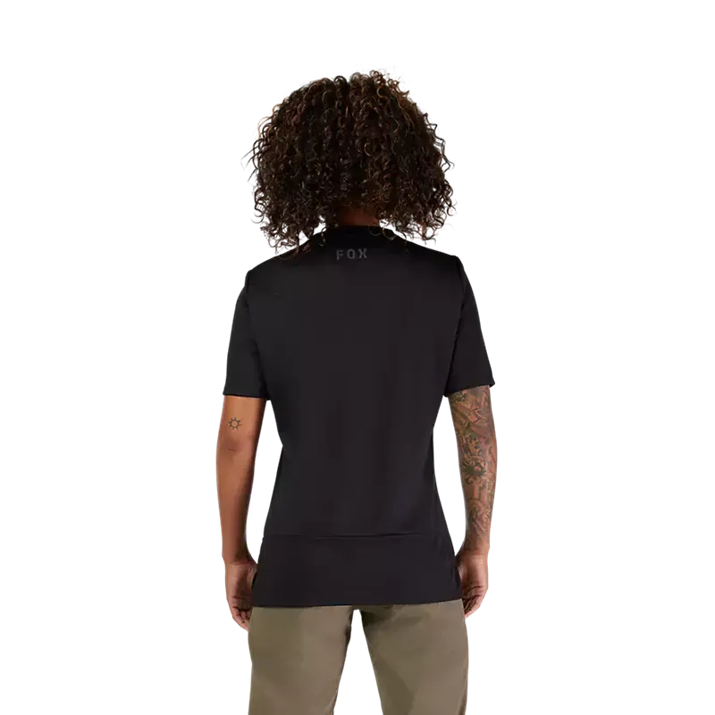 Fox Racing Ranger Short Sleeve Mtb Jersey - Fox Head - Womens - Black 4
