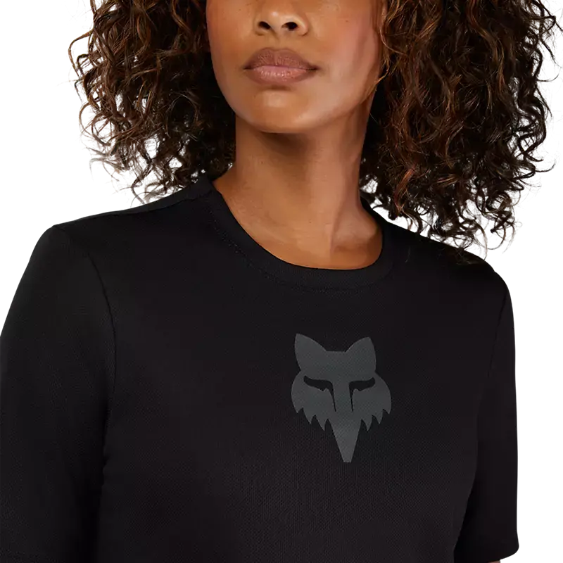 Fox Racing Ranger Short Sleeve Mtb Jersey - Fox Head - Womens - Black 5