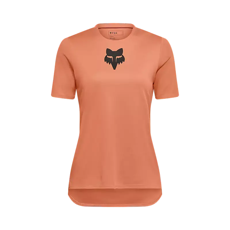 Fox Racing Ranger Short Sleeve Mtb Jersey - Fox Head - Womens - Coral 1