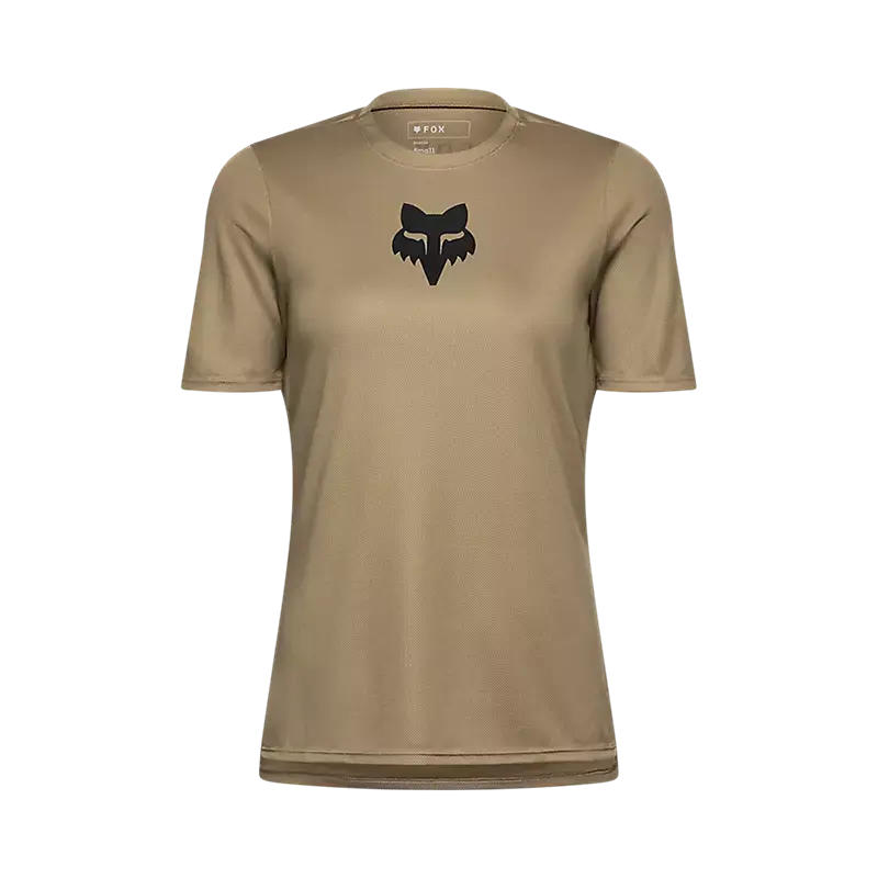 Fox Racing Ranger Short Sleeve Mtb Jersey - Fox Head - Womens - Sand 1