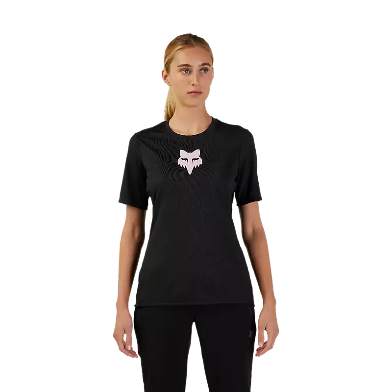 Fox Racing Ranger Short Sleeve Mtb Jersey - Foxhead - Womens - Black 2