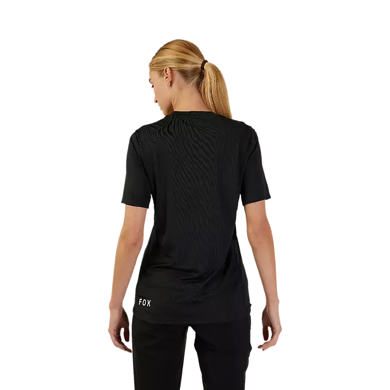 Fox Racing Ranger Short Sleeve Mtb Jersey - Foxhead - Womens - Black 3