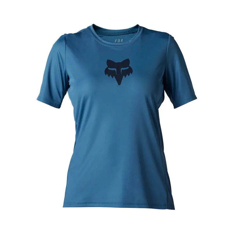 Fox Racing Ranger Short Sleeve Mtb Jersey - Foxhead - Womens - Dark Slate 1