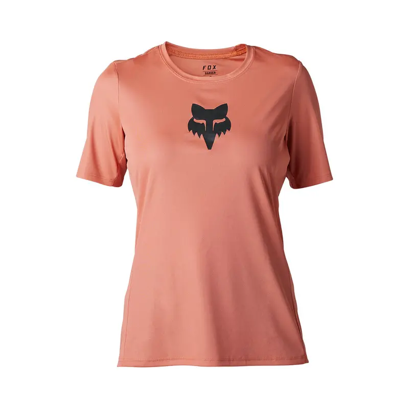 Fox Racing Ranger Short Sleeve Mtb Jersey - Foxhead - Womens - Salmon 1