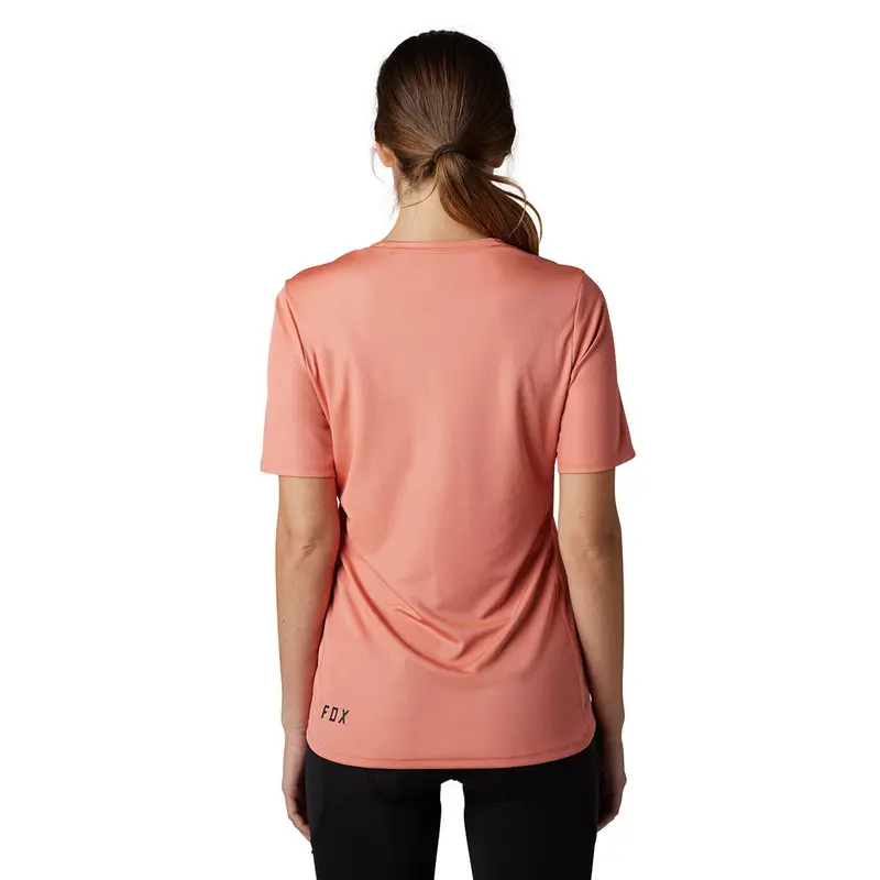 Fox Racing Ranger Short Sleeve Mtb Jersey - Foxhead - Womens - Salmon 3