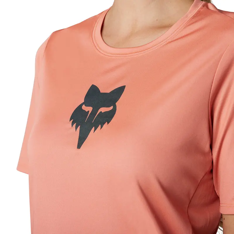 Fox Racing Ranger Short Sleeve Mtb Jersey - Foxhead - Womens - Salmon 5